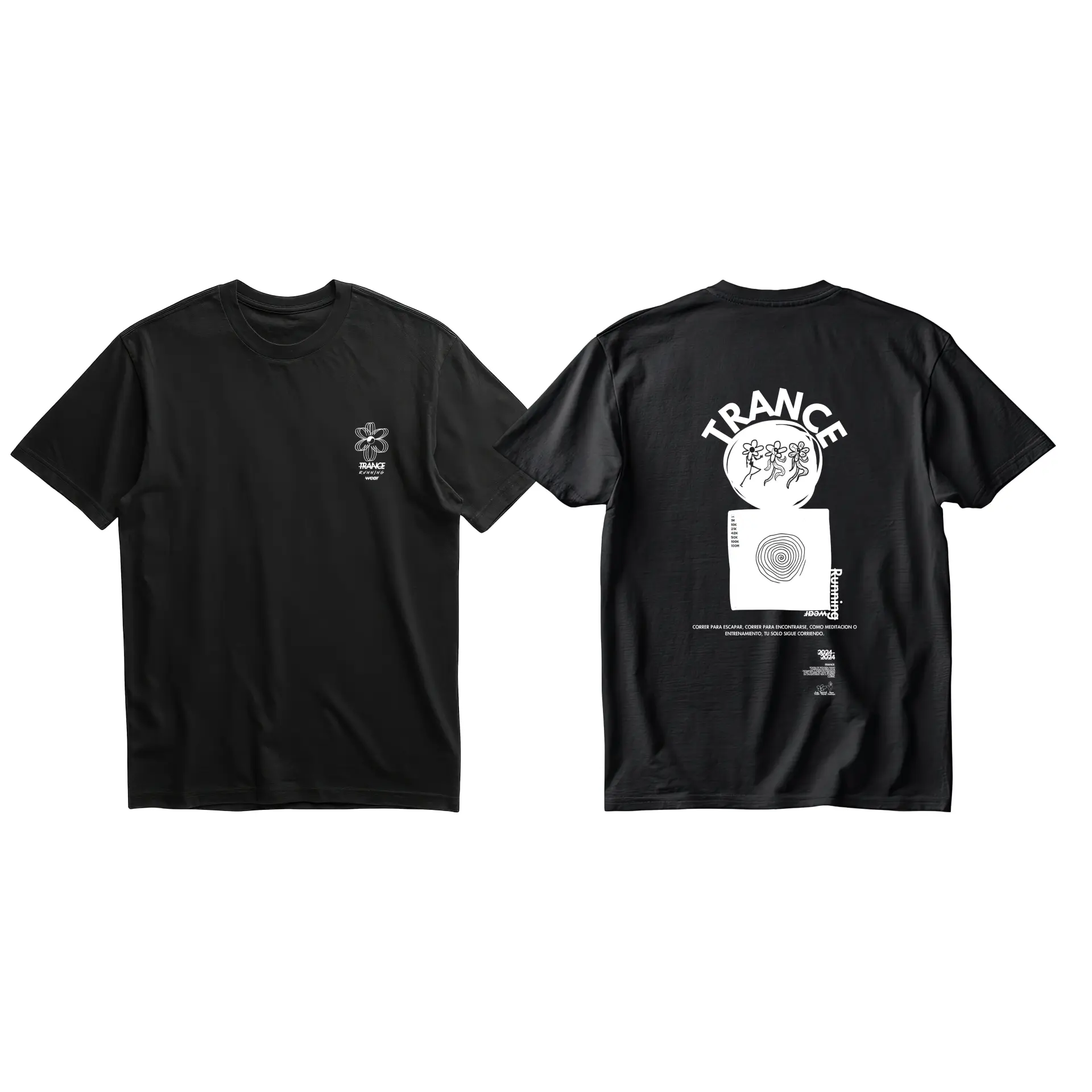 TRANCE — COTTON TEE / MODEL 1